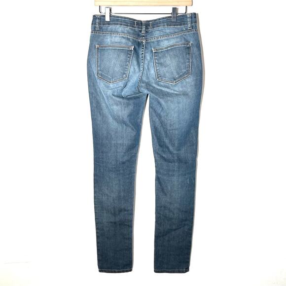 Zara medium wash Skinny leg mid rise jeans size 6 B184 - Picture 3 of 3